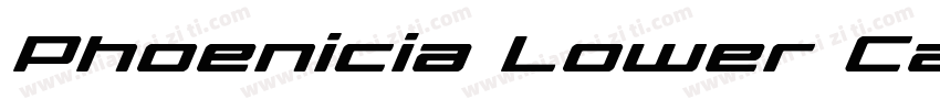 Phoenicia Lower Case字体转换